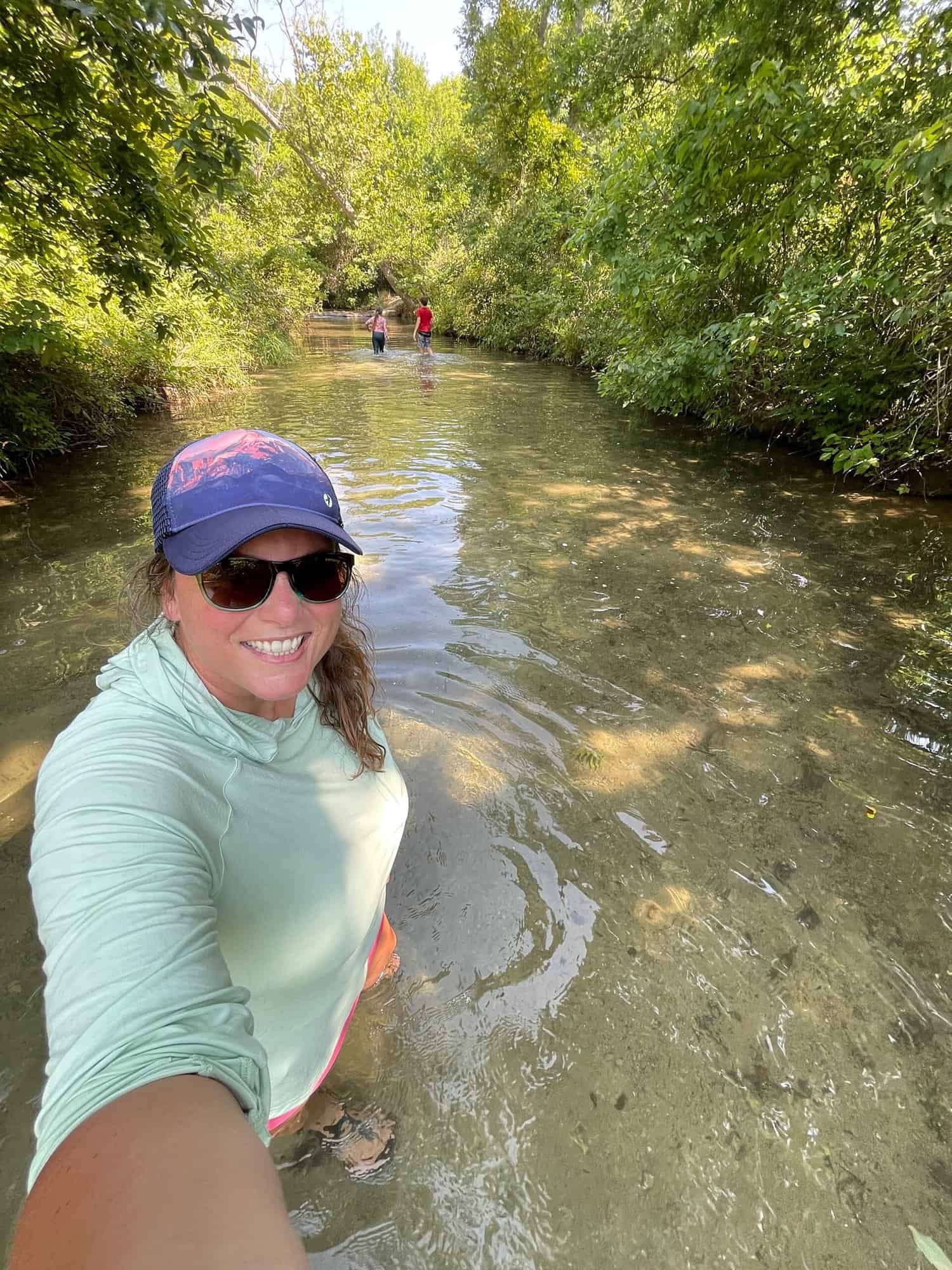 Chickasaw Country with kids hiking travertine creek coleyraeh