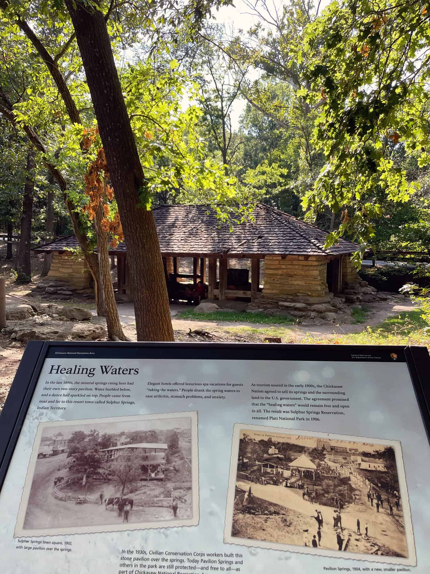 Pavilion Springs Chickasaw Country Recreation Area Oklahoma Coleyraeh - Travertine Nature Center