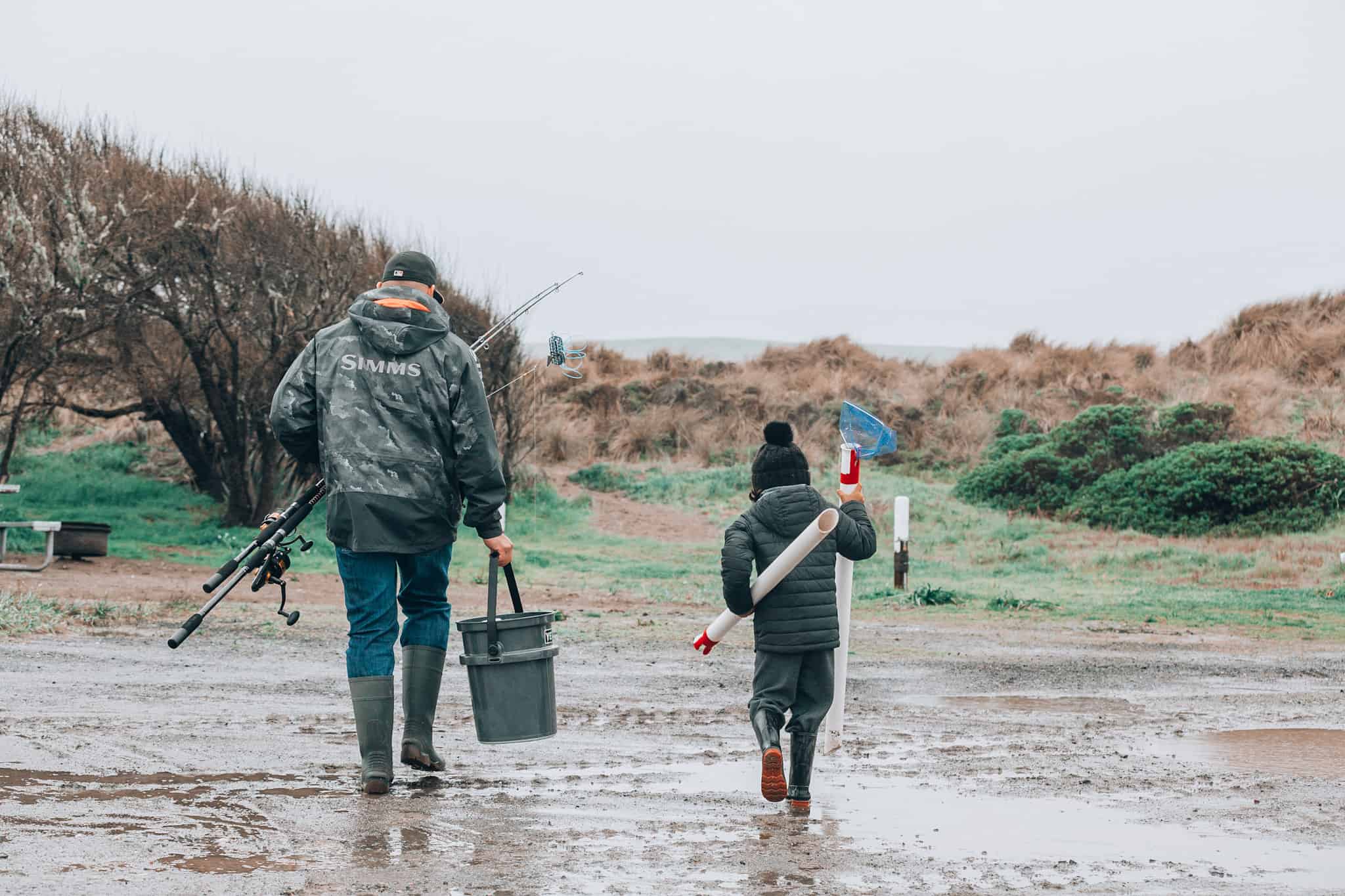 Winter Crabbing with Kids - California Coast