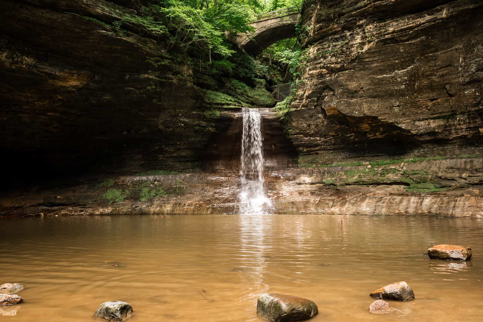 Cascade Falls at Matthiessen State Park 