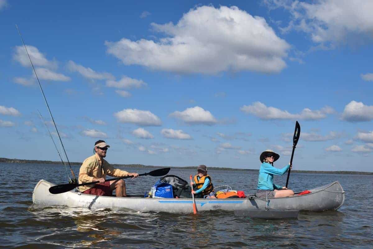 Teaching Kids how to Canoe and Paddle