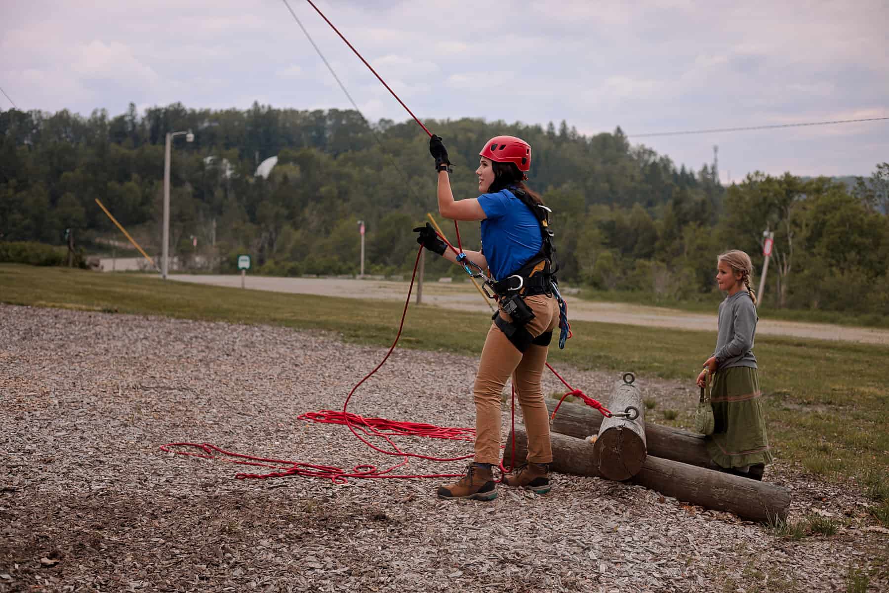 belaying bench