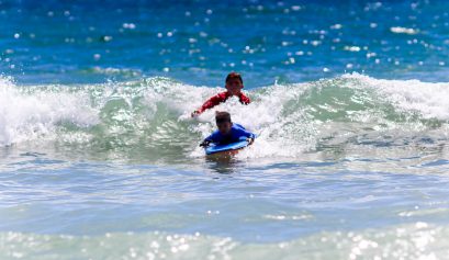 kids bodyboarding