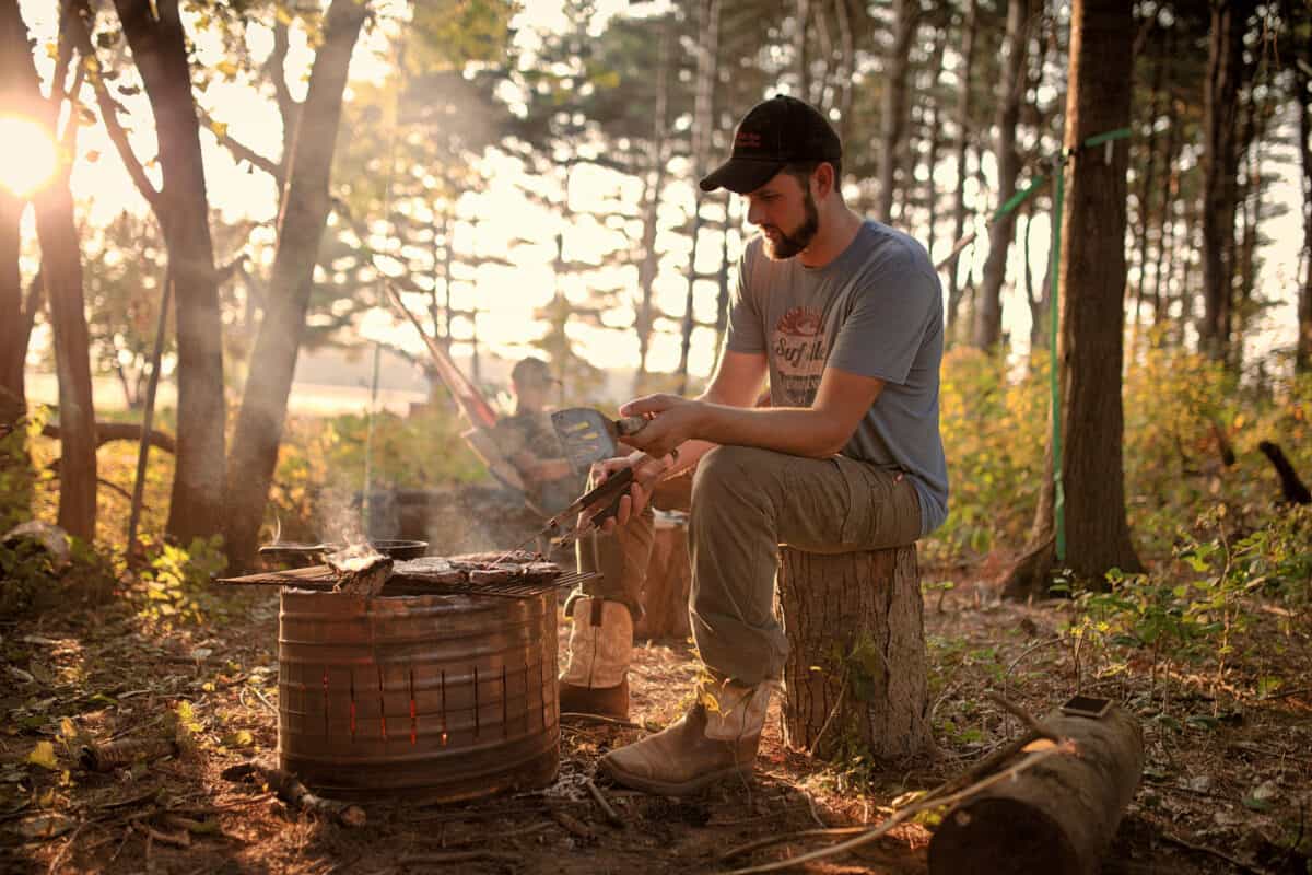 cooking camping food