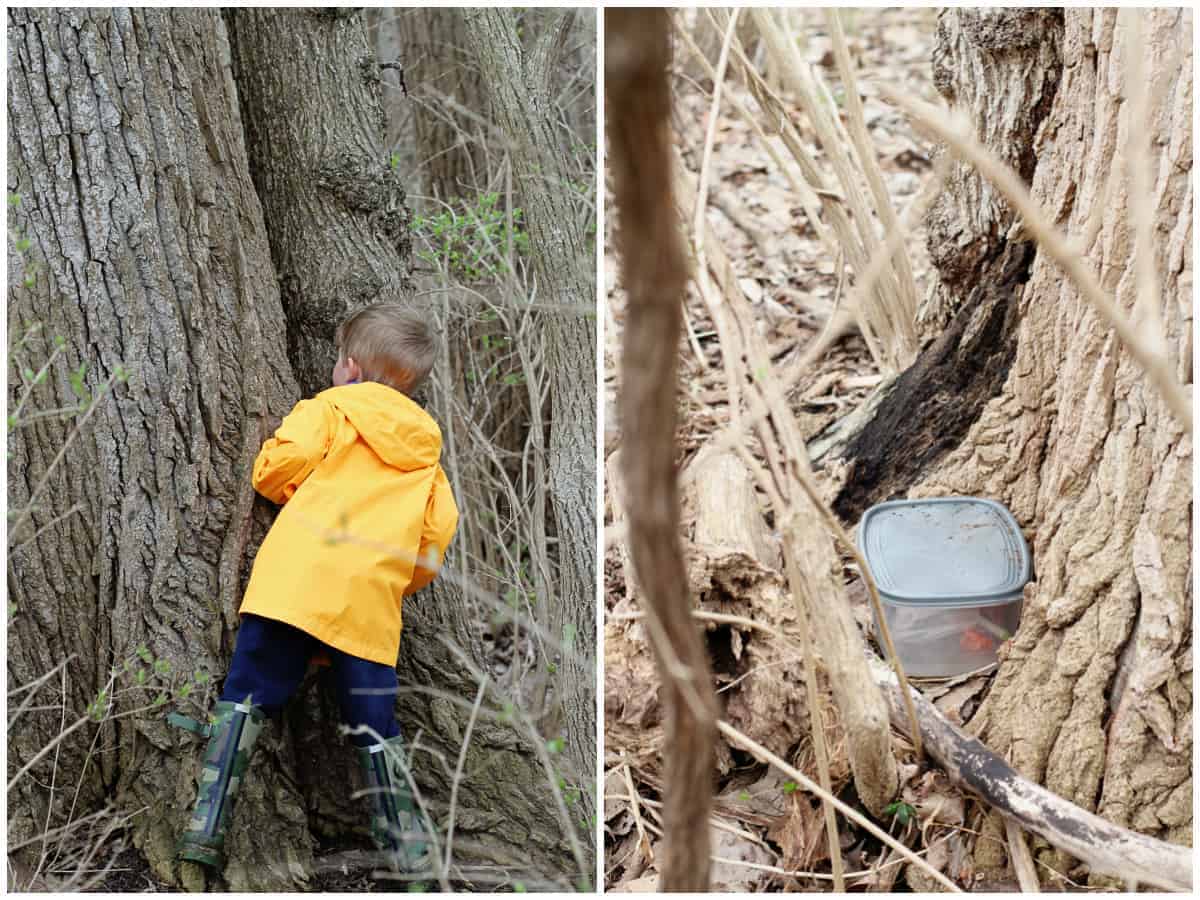 Geocaching with kids