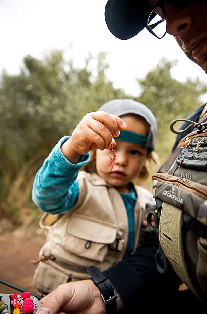 teaching kids about fly fishing