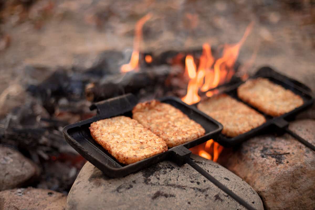 hobo pie iron hash browns