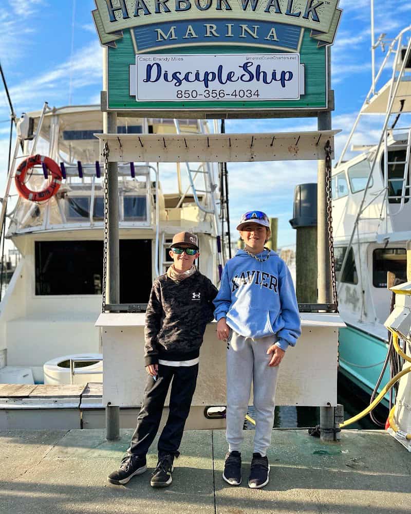 deep sea fishing with kids destin - little adventures chartered fishing 