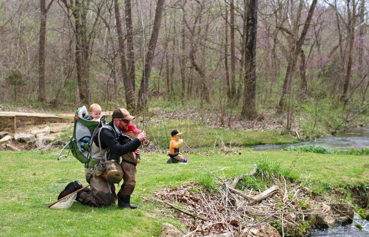 teaching kids to fly fish