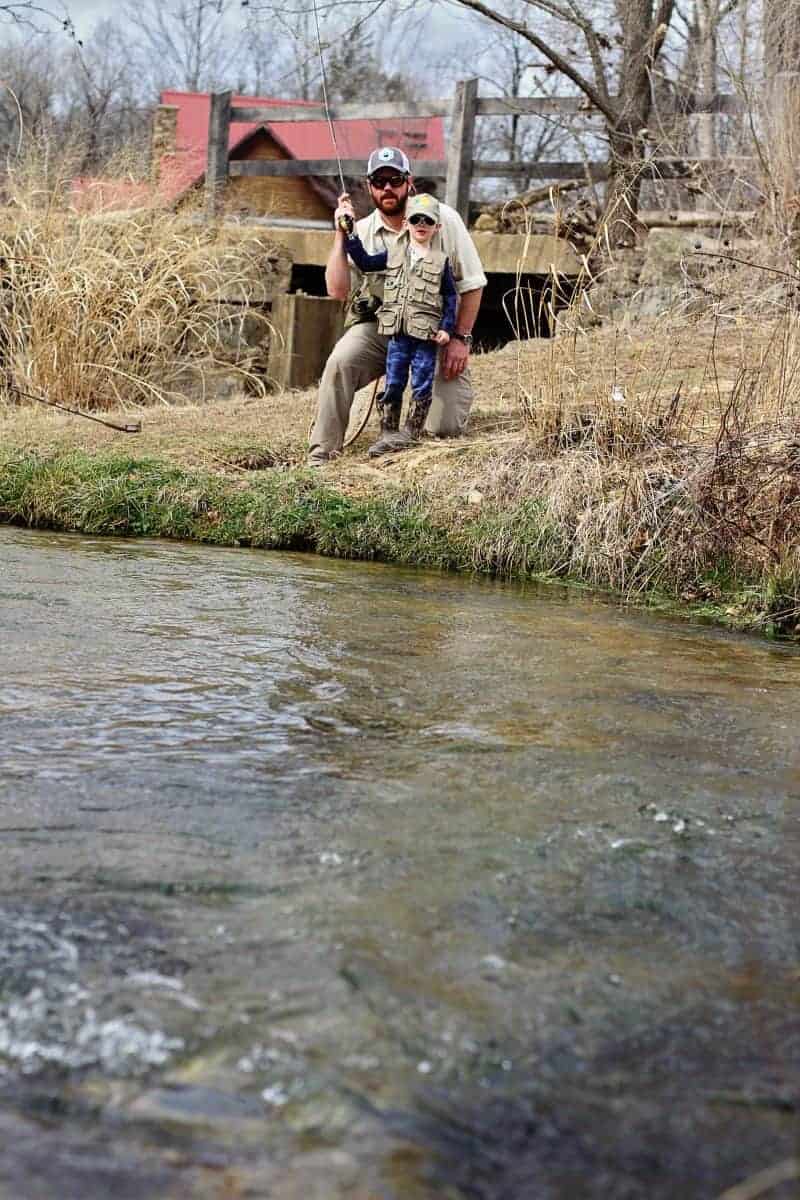 teaching kids to fly fish