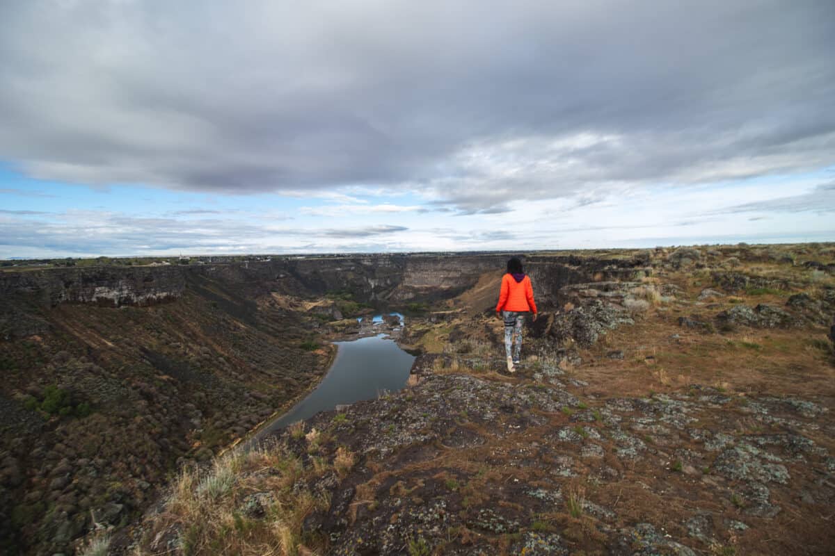 Overlooking Snake Rive Canyon 