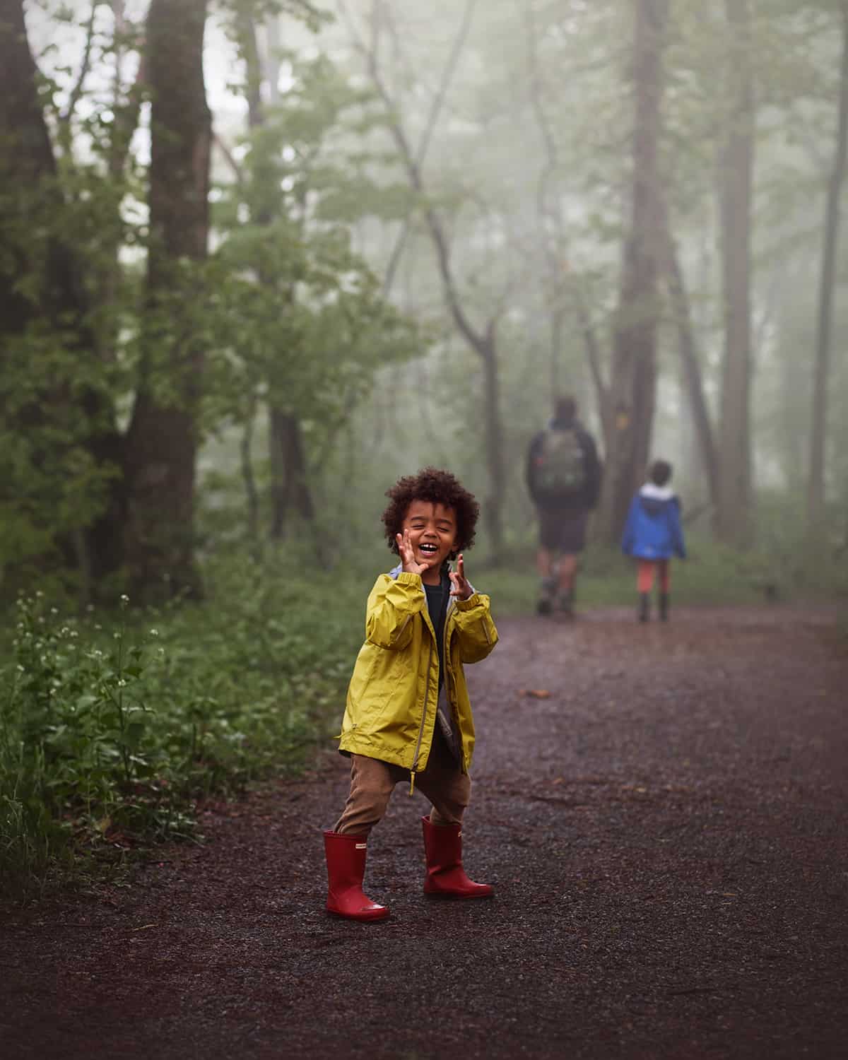 Hiking with kids