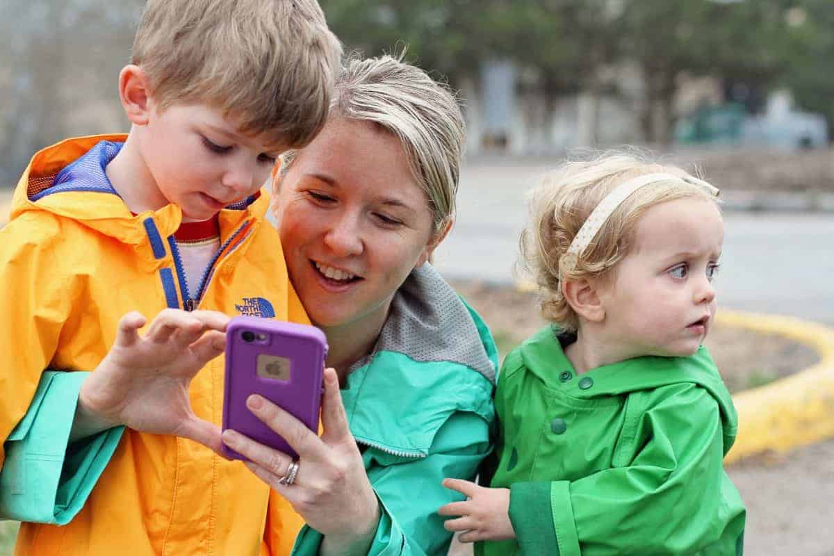 Geocaching with kids