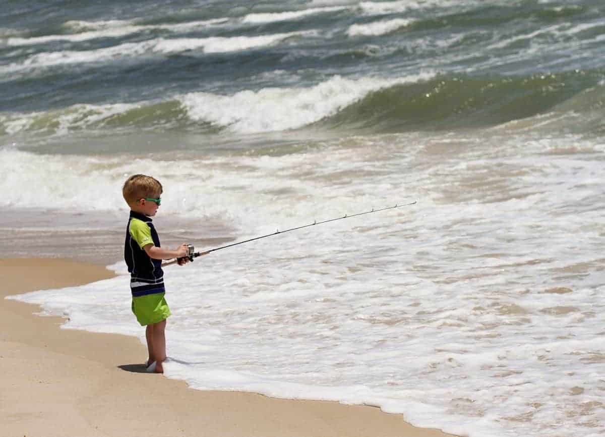 teaching kids to fish