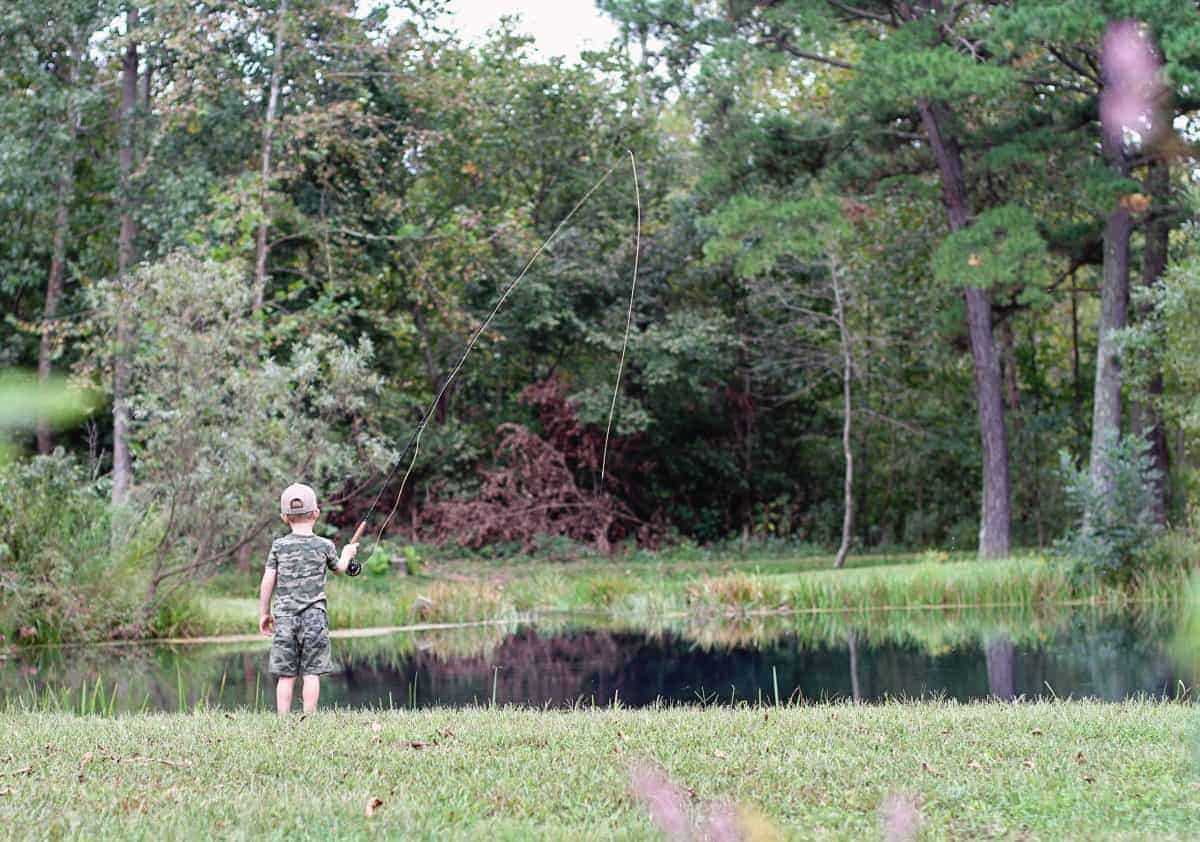 how to teach kids to fish