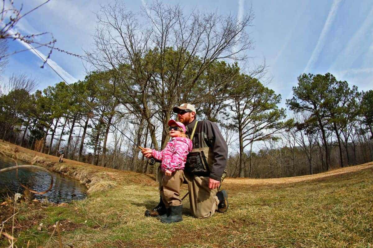 teaching kids how to fly fish