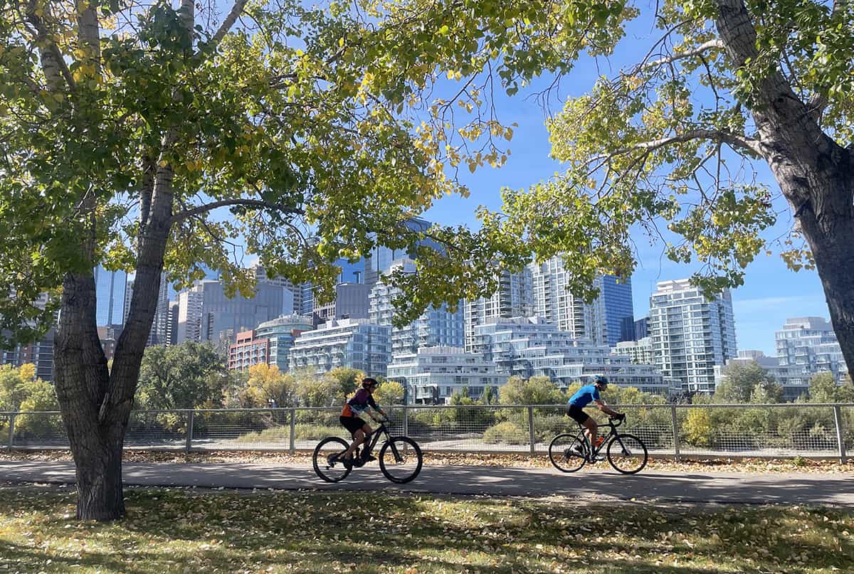 Bow River Pathway in Calgary