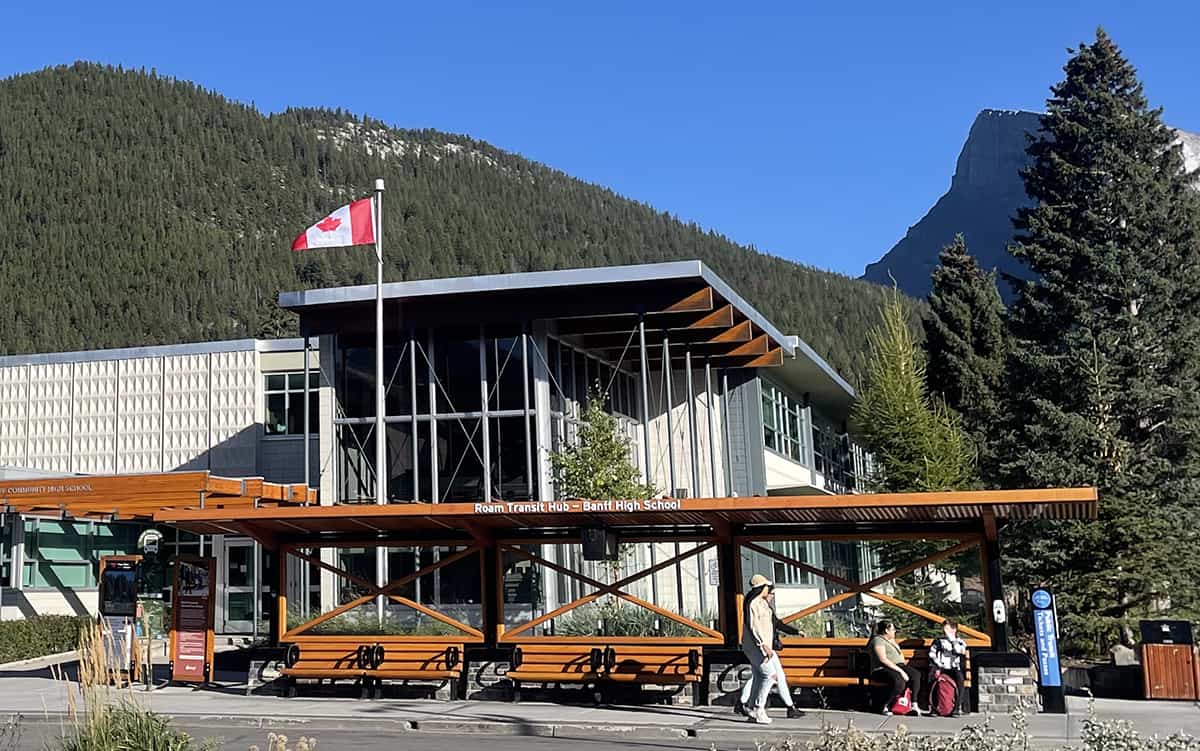 Take Roam Transit to Lake Louise with your kids