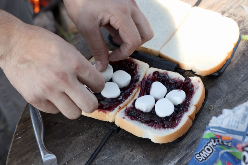 making camping food