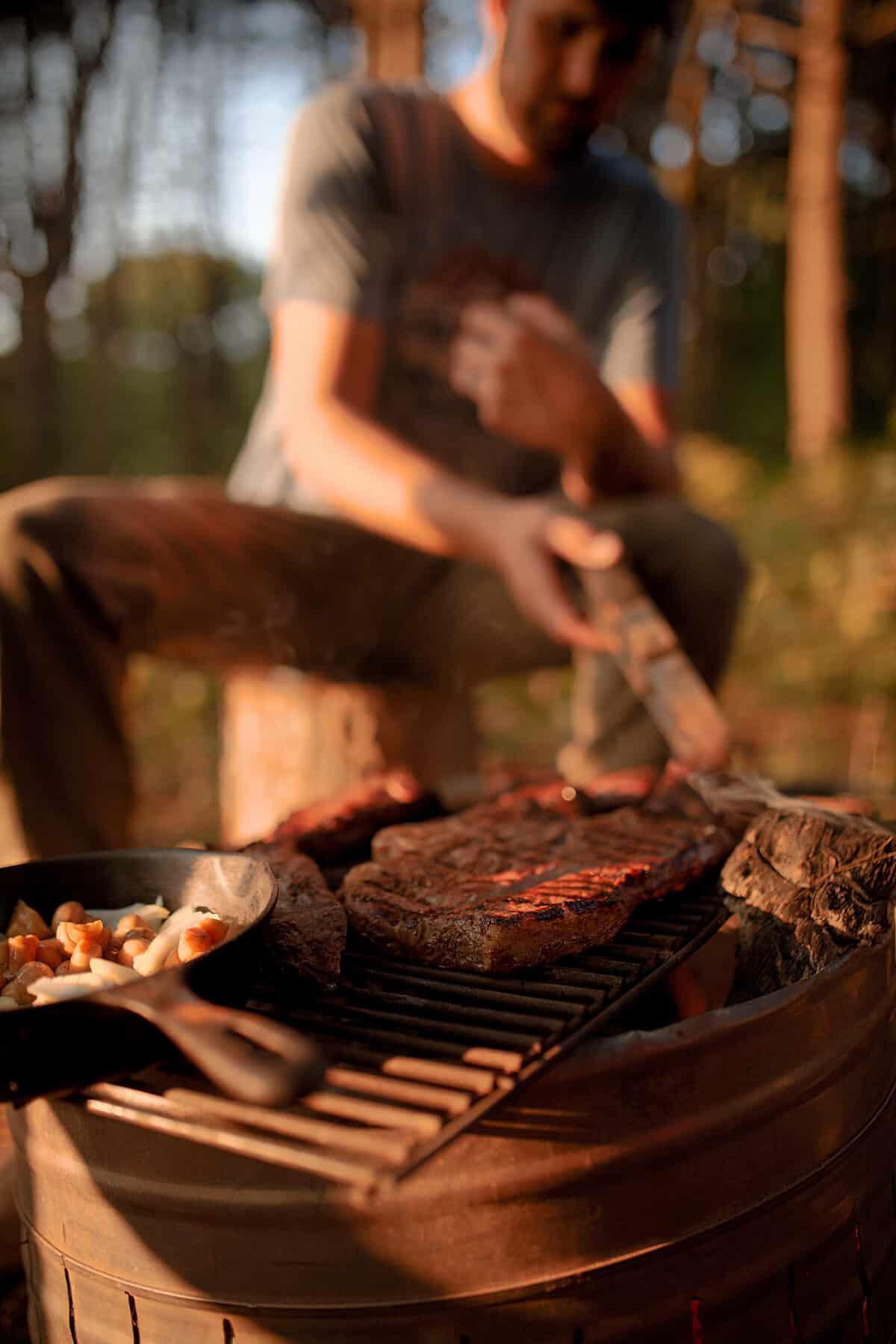 open fire cooking