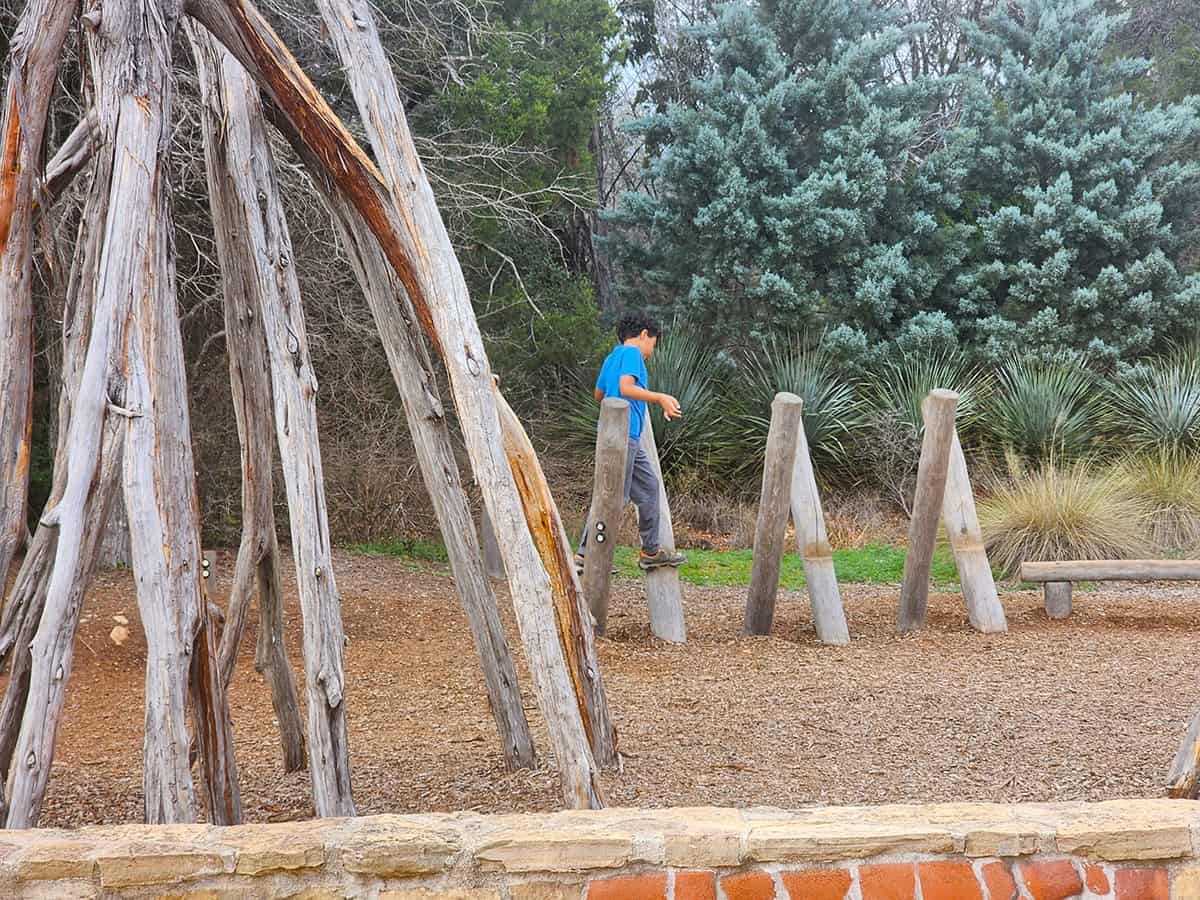 Lady Bird Johnson Wildflower Center Austin with kids