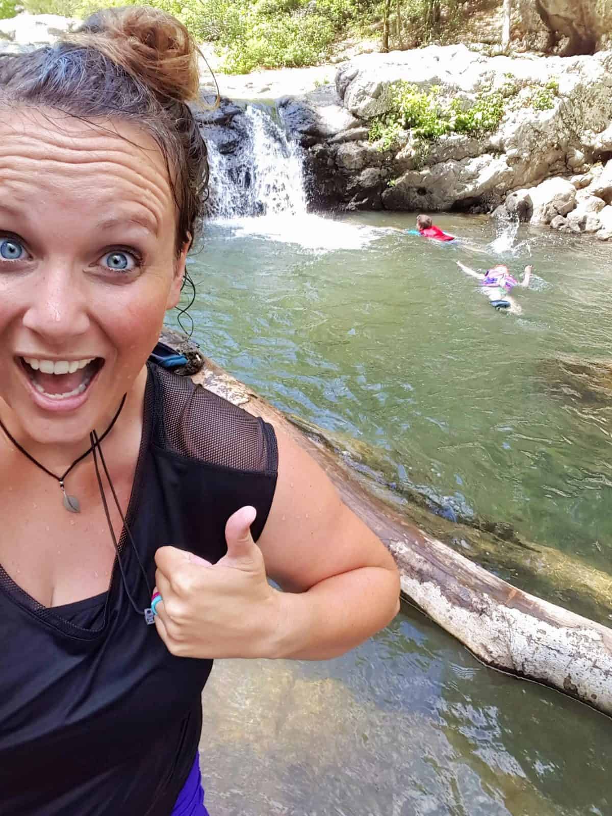 Hiking & Creeking Little Missouri Falls with Kids