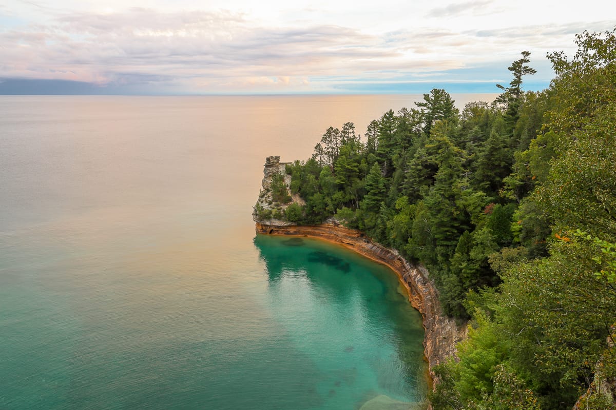 Pictured Rocks National Lakeshore with kids