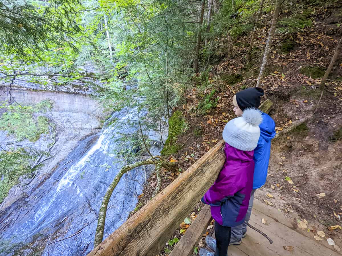 Pictured Rocks National Lakeshore with kids