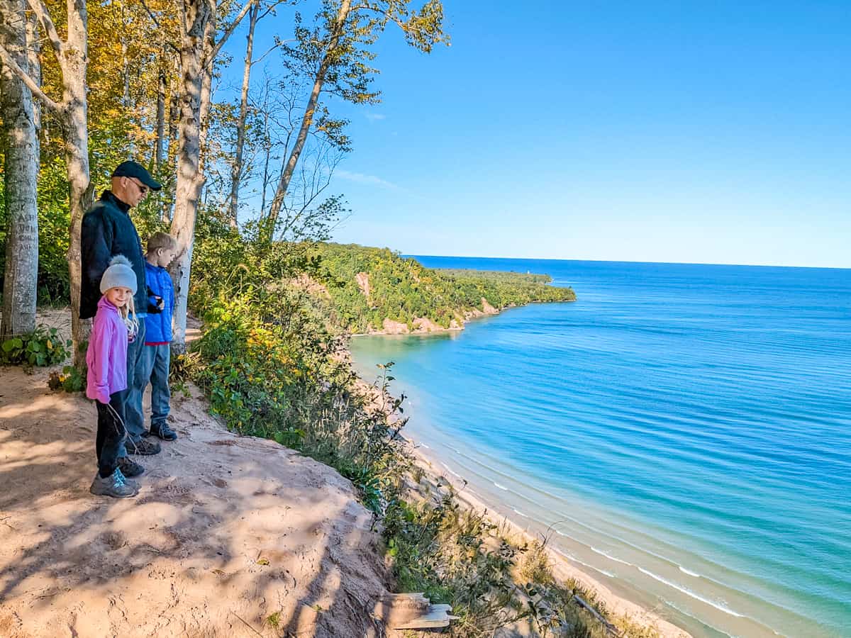 Pictured Rocks National Lakeshore with kids