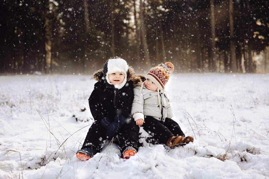 babies in winter