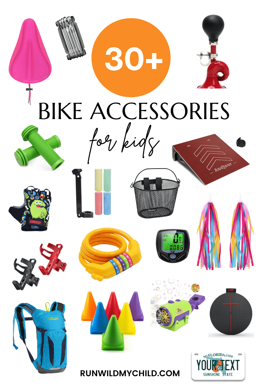 30+ biking accessories for kids - toddlers through teens