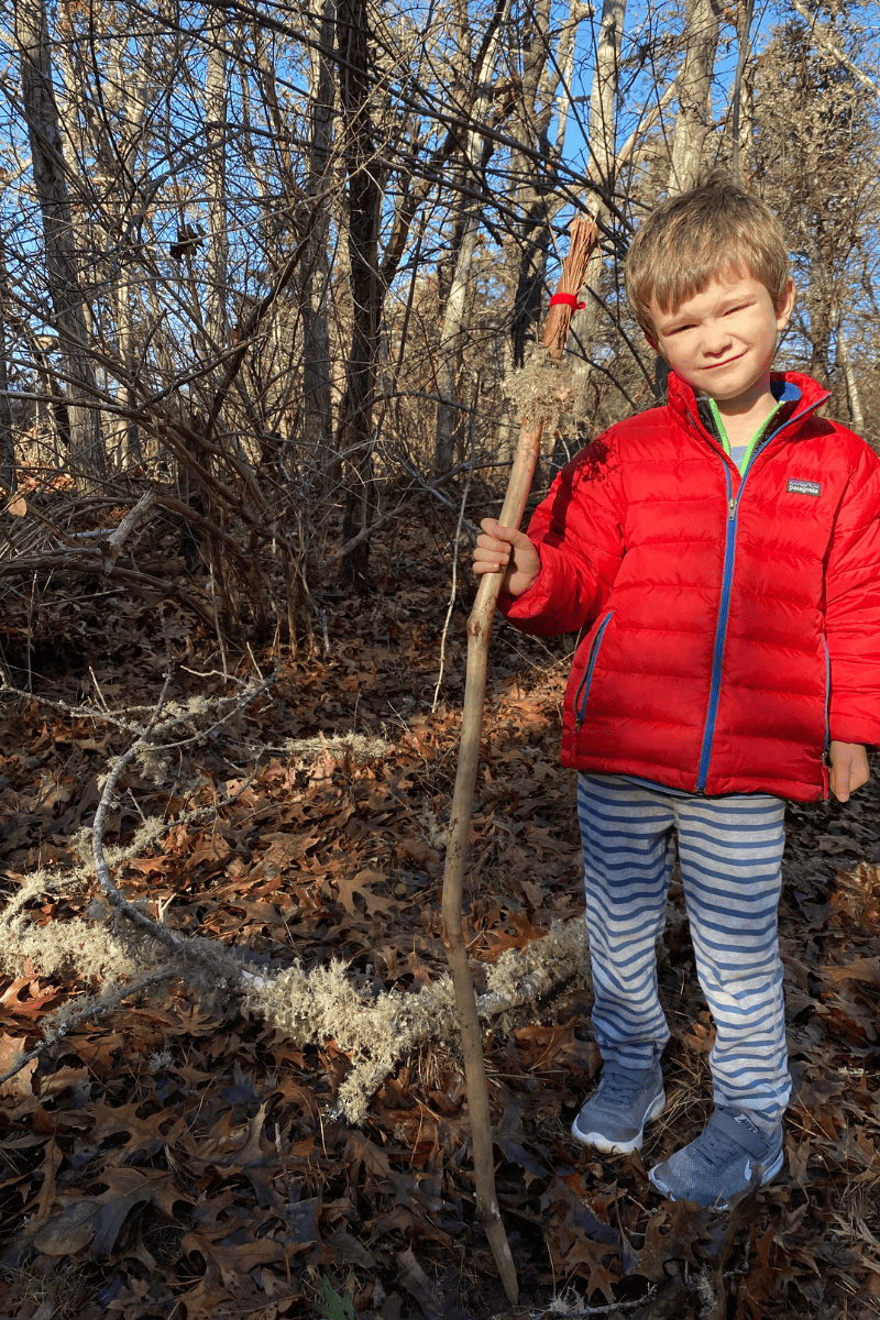 Hiking sticks.