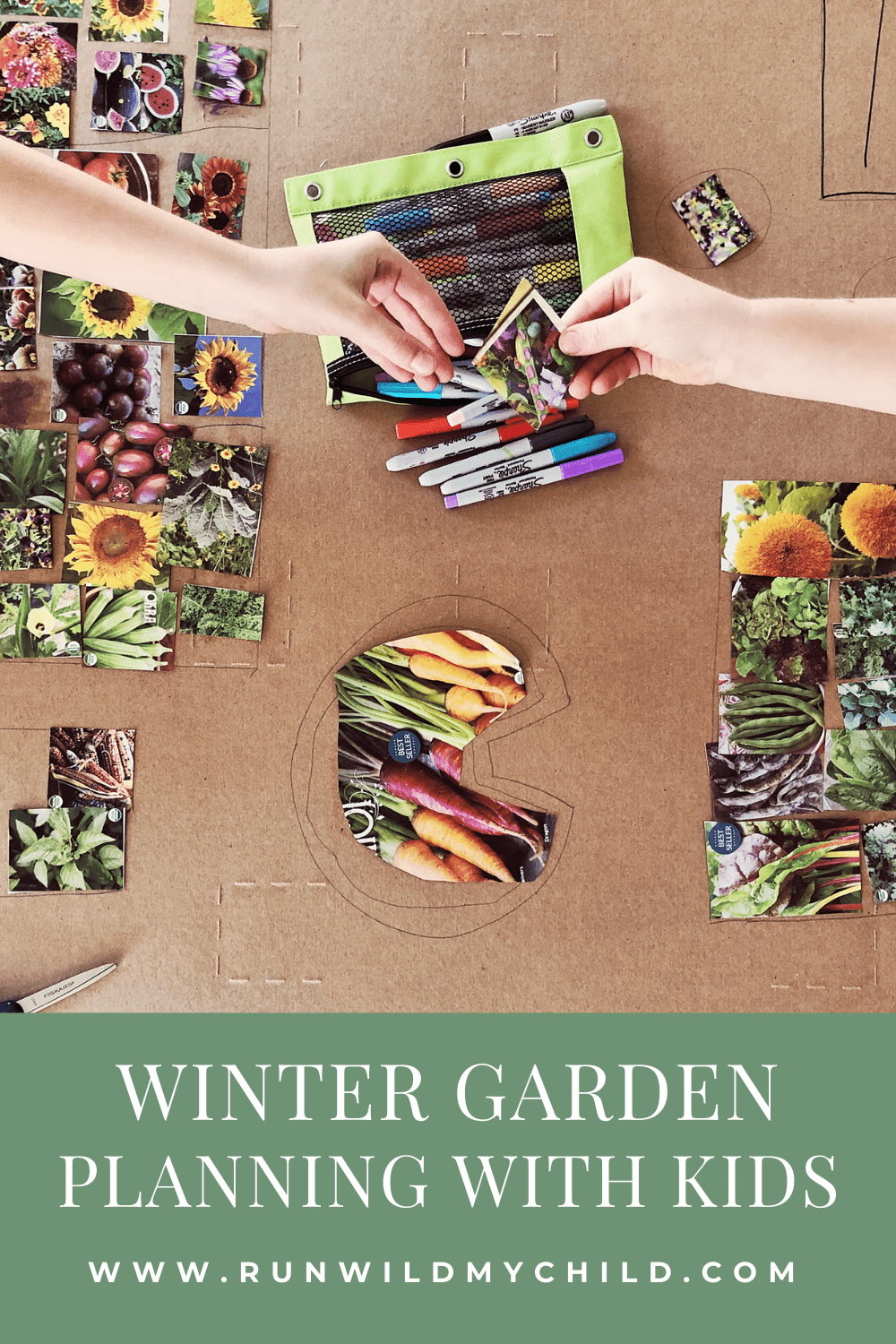 winter garden planning with kids